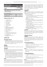 Preview for 15 page of F.F. Group CCS 165-BL 20V PLUS Original Instructions Manual