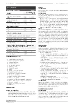 Предварительный просмотр 52 страницы F.F. Group CCS 165-BL 20V PLUS Original Instructions Manual