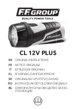 F.F. Group CL 12V PLUS Original Instructions Manual preview