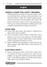 Preview for 4 page of F.F. Group CL 12V PLUS Original Instructions Manual