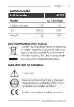 Preview for 11 page of F.F. Group CL 12V PLUS Original Instructions Manual