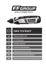 Preview for 1 page of F.F. Group CMG 12V EASY Original Instructions Manual