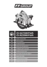 F.F. Group CS 65/1500 PLUS Manual preview