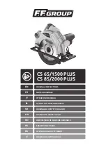 Предварительный просмотр 1 страницы F.F. Group CS 65/1500 PLUS Manual