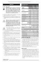 Предварительный просмотр 4 страницы F.F. Group CWP 500 Original Instructions Manual