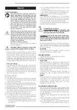 Предварительный просмотр 4 страницы F.F. Group CWSP 400 Original Instructions Manual