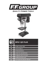 F.F. Group DPB 13/5 PLUS Instructions Manual preview