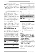 Preview for 19 page of F.F. Group DS 1010 PLUS Original Instructions Manual