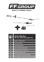 F.F. Group EPHT 1000 Plus SPS 250 Original Instructions Manual предпросмотр