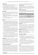 Предварительный просмотр 46 страницы F.F. Group GCS 325T PLUS Original Instructions Manual