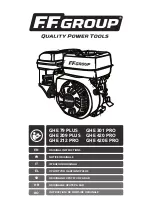 F.F. Group GHE 209 PLUS Original Instructions Manual preview