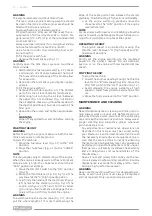 Preview for 12 page of F.F. Group GHE 209 PLUS Original Instructions Manual