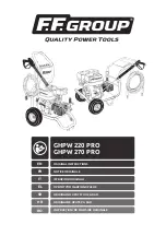 F.F. Group GHPW 220 PRO Original Instructions Manual preview