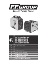 F.F. Group GPG 1100iS PRO Original Instructions Manual preview