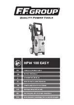 F.F. Group HPW 100 EASY Original Instructions Manual preview