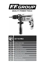 Preview for 1 page of F.F. Group ID 710 PRO Original Instructions Manual