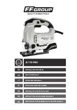 F.F. Group JS 710 PRO Original Instructions Manual preview