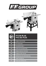 F.F. Group PT 204 PLUS Original Instructions Manual preview