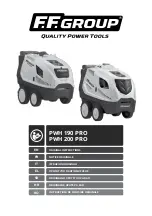 F.F. Group PWH 190 PRO Original Instructions Manual preview