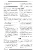 Preview for 12 page of F.F. Group SCMS 210 PLUS Original Instructions Manual