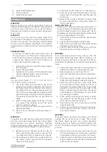 Предварительный просмотр 12 страницы F.F. Group SCMS 210 PLUS Original Instructions Manual