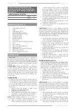 Предварительный просмотр 51 страницы F.F. Group SCMS 210 PLUS Original Instructions Manual