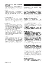 Preview for 10 page of F.F. Group SRT 180 EASY Original Instructions Manual