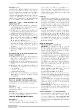 Предварительный просмотр 42 страницы F.F. Group TBS 315 PLUS Original Instructions Manual