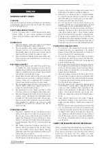Preview for 10 page of F.F. Group TMS 210 PLUS Original Instructions Manual