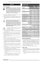 Предварительный просмотр 4 страницы F.F. Group VWP 500 Original Instructions Manual