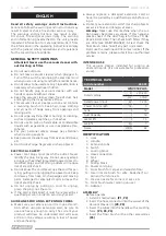 Preview for 8 page of F.F. Group WDVC 18 PLUS Original Instructions Manual