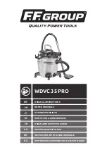 Предварительный просмотр 1 страницы F.F. Group WDVC 35 PRO Original Instructions Manual