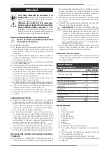 Предварительный просмотр 21 страницы F.F. Group WDVC 35 PRO Original Instructions Manual