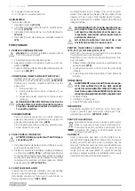 Предварительный просмотр 22 страницы F.F. Group WDVC 35 PRO Original Instructions Manual