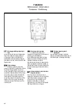 Preview for 68 page of F.lli Frattini 90912 Installation And Use Instructions And Warnings