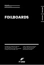 Предварительный просмотр 1 страницы F-One FOILBOARDS User Manual