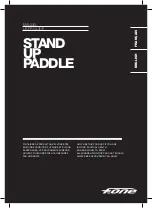 Предварительный просмотр 1 страницы F-One Stand Up Paddle User Manual