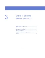 Предварительный просмотр 15 страницы F-SECURE MOBILE SECURITY 80 Series User Manual