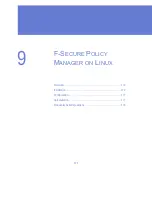 Предварительный просмотр 171 страницы F-SECURE POLICY MANAGER 7.0 - Administrator'S Manual