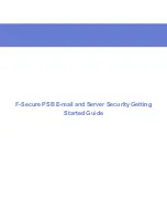 Предварительный просмотр 1 страницы F-SECURE PSB E-MAIL AND SERVER SECURITY Started Manual