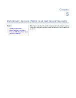 Preview for 20 page of F-SECURE PSB Administrator'S Manual