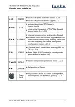 Preview for 11 page of F.u.n.k.e. 800ATC-H-260-260 Operation And Installation