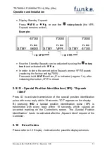 Preview for 17 page of F.u.n.k.e. 800ATC-H-260-260 Operation And Installation