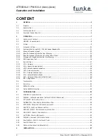 Предварительный просмотр 4 страницы F.u.n.k.e. 833-II-(Axxx)-(Axxx) series Operation And Installation