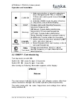 Предварительный просмотр 9 страницы F.u.n.k.e. 833-II-(Axxx)-(Axxx) series Operation And Installation