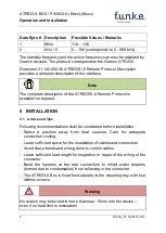 Предварительный просмотр 9 страницы F.u.n.k.e. ATR833-II-BOX Manual