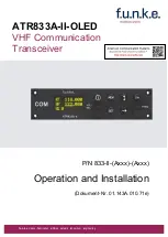 F.u.n.k.e. ATR833A-II-OLED Operation And Installation Instruction preview