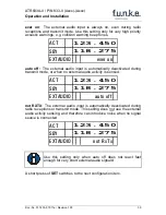 Preview for 31 page of F.u.n.k.e. ATR833A-II-OLED Operation And Installation