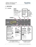 Preview for 8 page of F.u.n.k.e. ATR833A-OLED Operation And Installation