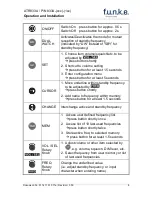 Preview for 9 page of F.u.n.k.e. ATR833A-OLED Operation And Installation